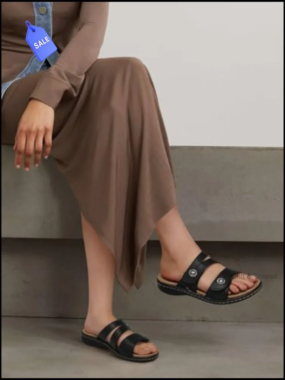 Women's Orthopedic Sandals Non Slip Arch Support Comfort Slides Size 5-11